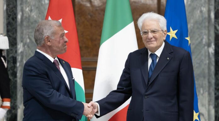 Mattarella al re di Giordania “Mediazione esemplare in Medio Oriente”