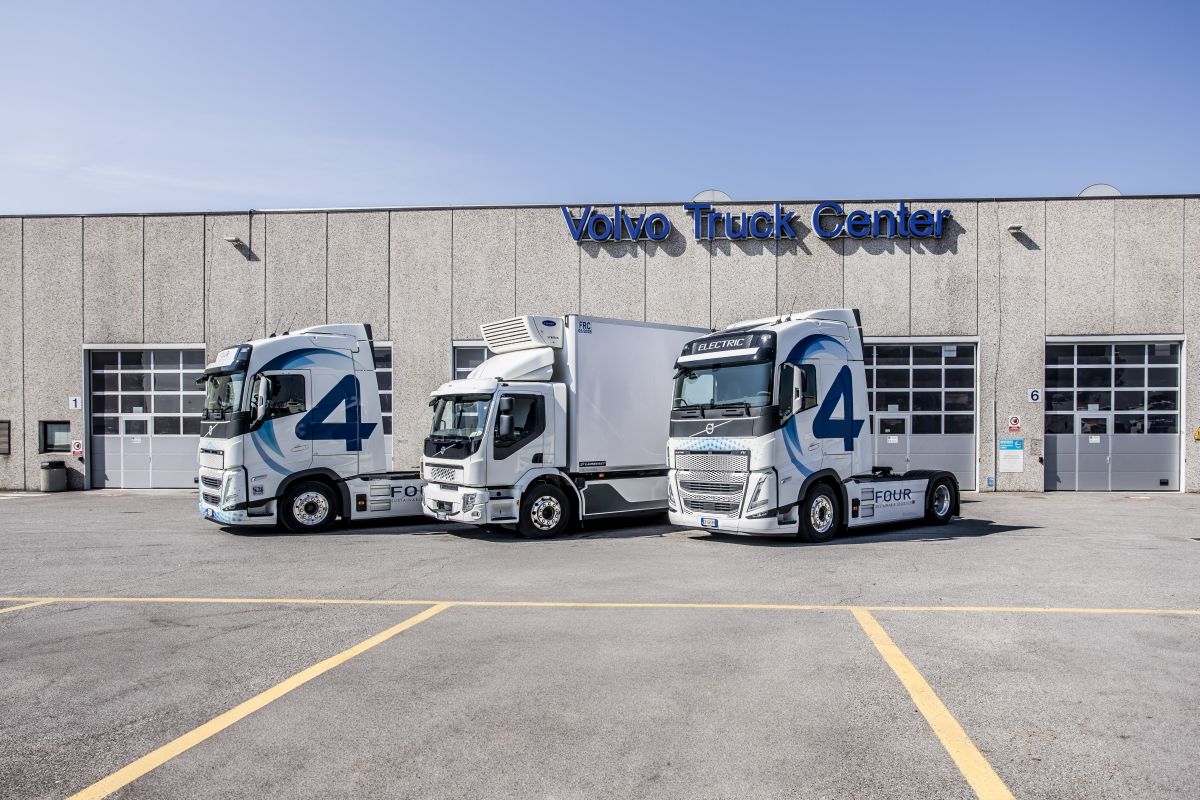 Volvo Trucks Italia prosegue partnership con Four Sustainable Logistics