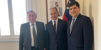 Annibale Chiriaco Console onorario del Cile con competenze sulla Sicilia