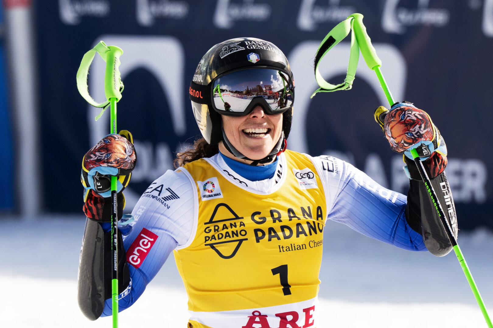 Brignone davanti a Goggia, trionfo azzurro nel Super-G di La Thuile