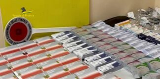 Caltanissetta, la Guardia di Finanza sequestra 30.000 dosi di anabolizzanti e farmaci illegali