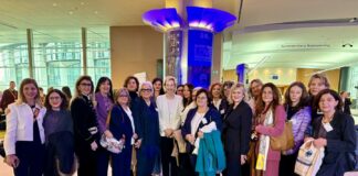 Letizia Moratti incontra a Bruxelles la delegazione del terziario Donna