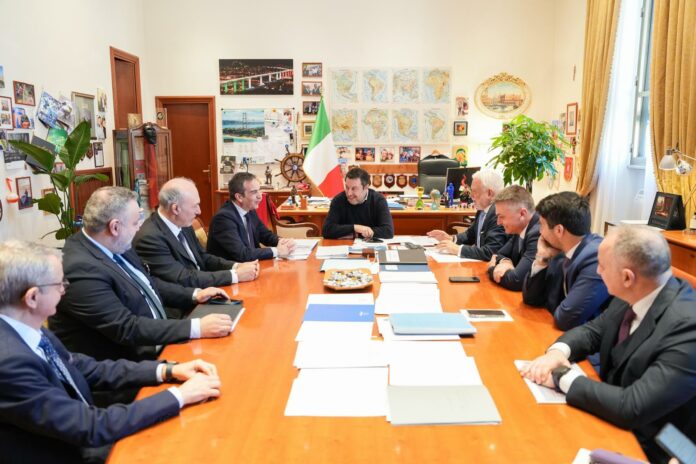 Mit Matteo Salvini vertice Calabria