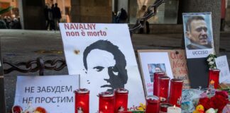 A Milano una targa in ricordo di Aleksej Navalny