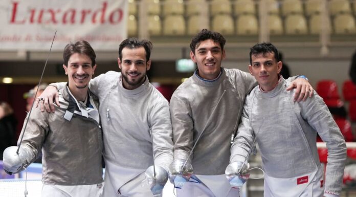 Scherma, l’Italia della sciabola maschile quinta al Trofeo Luxardo di Padova