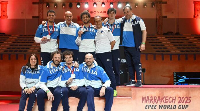 Coppa del Mondo, argento per gli azzurri della spada a Marrakech