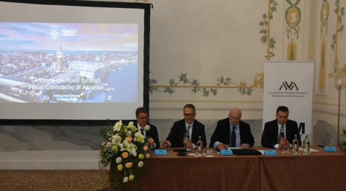 Venezia, assessore Venturini all’inaugurazione della settima edizione di “Venice Hotel Market”