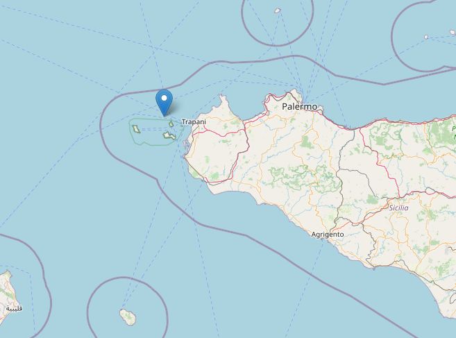 Isole Egadi, scossa di terremoto di magnitudo 4 Isole Egadi, scossa di terremoto di magnitudo 4