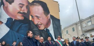 Realizzato murale di Falcone e Borsellino vicino al covo di Messina Denaro
