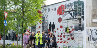 A Milano inaugurato il murale ‘I ragazzi di via Botticelli’