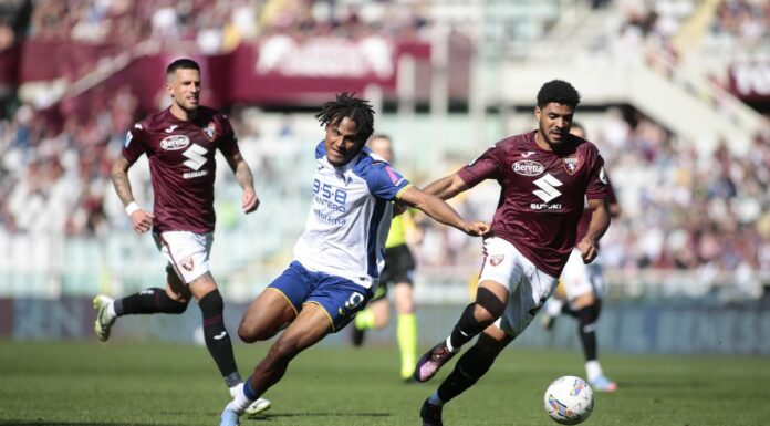 Torino-Verona 1-1: Adams sbaglia un rigore, poi Elmas risponde a Sarr