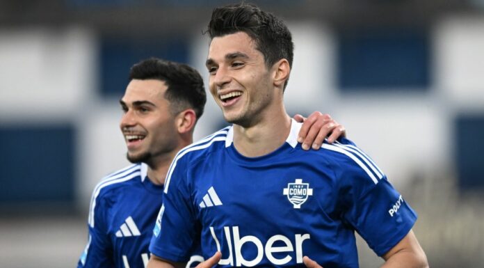 Il Como piega il Torino 1-0, Douvikas decisivo