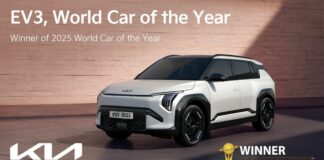 Kia EV3 è World Car of the Year 2025