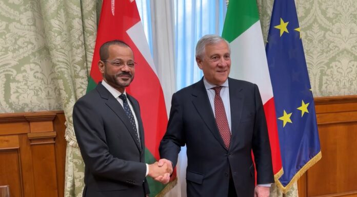 Tajani a ministro Esteri Oman “Sostegno a mediazione tra Usa e Iran”