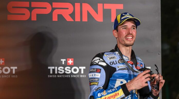 Alex Marquez vola nel venerdì di Jerez, precede Bagnaia e Morbidelli