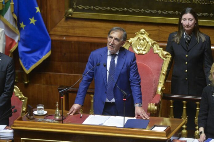 Commemorazione di Silvio Berlusconi nell' aula del Senato