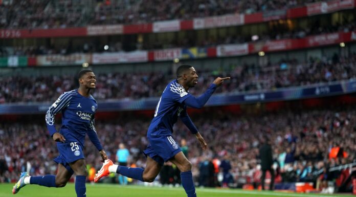 Il Psg vince la semifinale d’andata di Champions, 1-0 in casa Arsenal