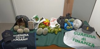 All’Aeroporto di Alghero sequestrati 154kg di alimentari in tre mesi