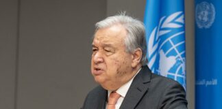 Guterres “Su Israele e Palestina intraprendere azioni irreversibili per la soluzione a due Stati”