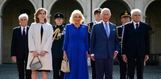 Carlo e Camilla ricevuti da Mattarella al Quirinale