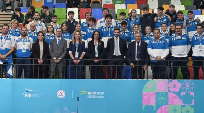 La Console generale d’Italia a Shanghai incontra la delegazione della scherma azzurra a Wuxi