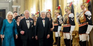 Cena al Quirinale con i Reali Uk, Mattarella “Dalla salvaguardia delle regole dipende un futuro di pace”