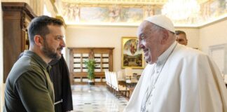 Zelensky “Papa Francesco ha pregato per la pace in Ucraina”