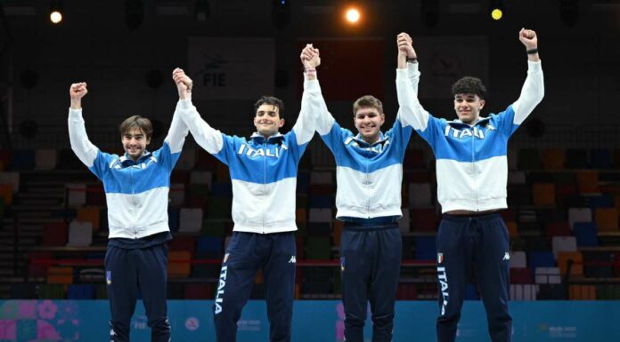 Mondiali Giovani e Cadetti, medaglia d’oro a Wuxi per l’Italia Under 20 della spada maschile