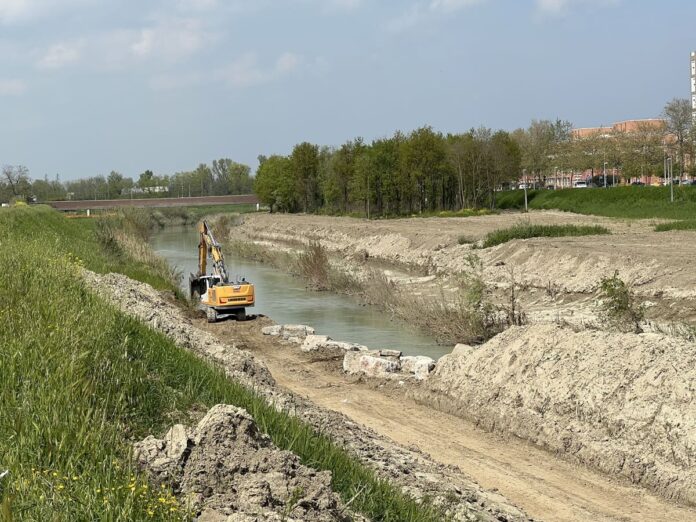lavori Savio Cesena panoramica (1)