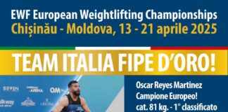 Pesi, Reyes Martinez sul tetto d’Europa con tre ori