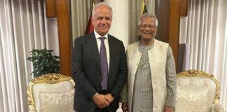 Bangladesh, Piantedosi incontra Yunus “Convergenza su temi migratori”
