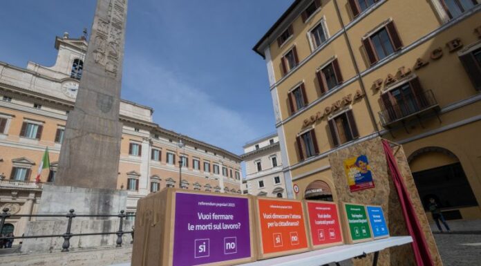 Referendum, Giordano “Non andare a votare una grave colpa dei cittadini”