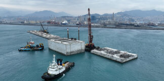 Consorzio PerGenova Breakwater, lavori diga proseguono su tutti i fronti