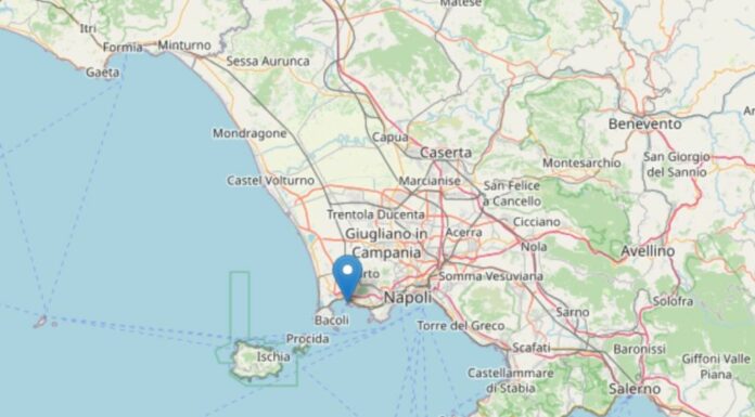 Terremoti, scossa di magnitudo 4.4 nella zona dei Campi Flegrei