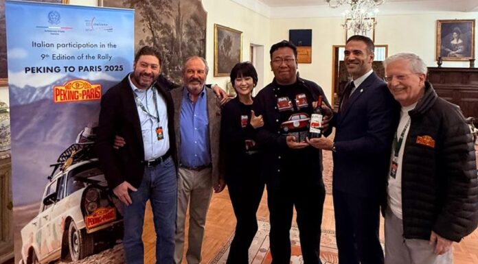 S.Marino verso Pechino-Parigi in 500, tappa ad Ambasciata Italia in Cina