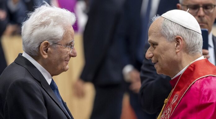 Mattarella alla messa d’inizio pontificato di Papa Leone