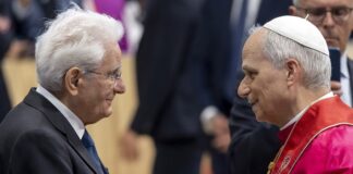 Mattarella alla messa d’inizio pontificato di Papa Leone