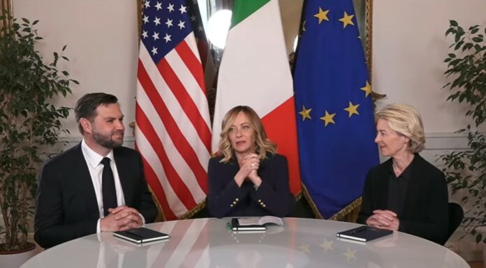 Meloni incontra Vance e Von der Leyen “Nuovo inizio per dialogo Ue-Usa”