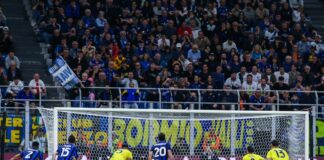 L’Inter pareggia 2-2 con la Lazio, resta a -1 dal Napoli