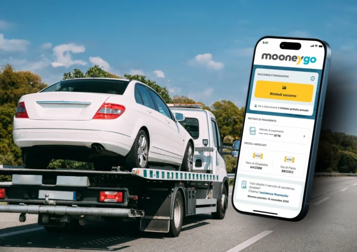 Car,Service,Transportation,Concept.,Tow,Truck,Transporting,Car,On,Motorway