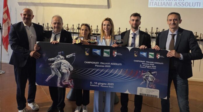 Presentati a Piacenza i Campionati italiani assoluti di scherma 2025