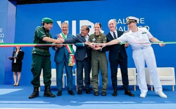 Le Frecce Tricolori aprono la sesta edizione del Salone Nautico di Venezia