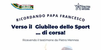 L’Athletica Vaticana promuove ‘Verso il Giubileo dello sport…di corsa’