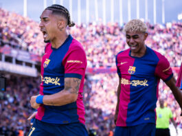 Barcelona loses Raphinha, out for five weeks