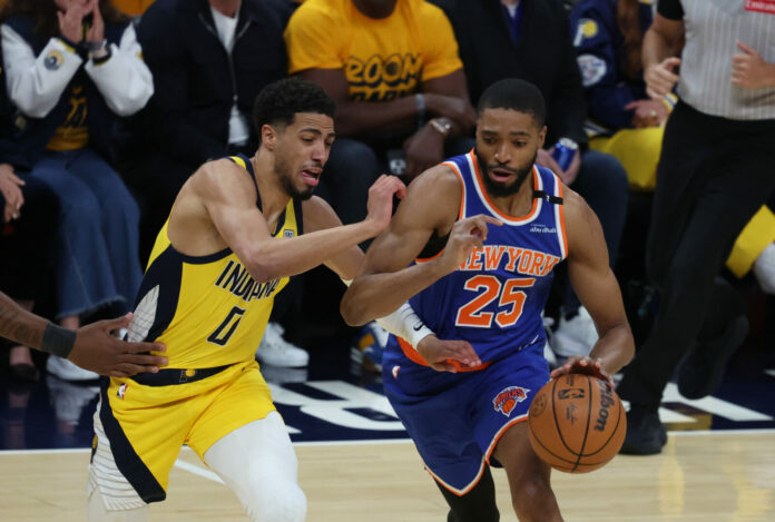 NBA: Playoffs-New York Knicks at Indiana Pacers