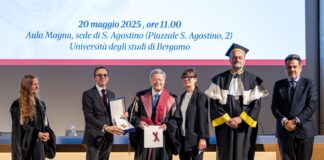Università di Bergamo, consegnata la Gran Cruz de la Orden Civil de Alfonso X el Sabio a Gabriele Morelli