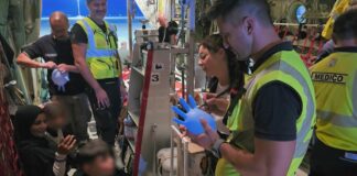 L’Aeronautica Militare soccorre 14 bambini palestinesi bisognosi di cure