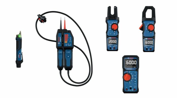 Bosch lancia una nuova gamma di strumenti di misura per i professionisti del settore elettrico