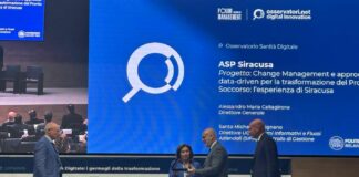 Asp Siracusa riceve il premio “Innovazione Digitale in Sanità 2025”