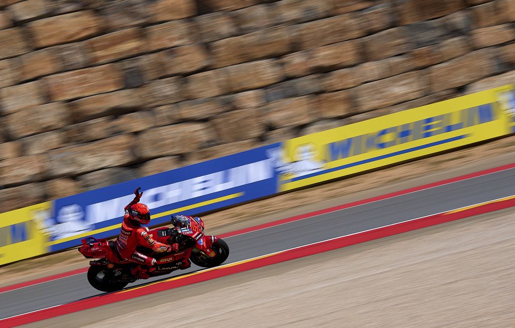 Marc Marquez domina il Gp di Aragon, terzo Bagnaia Marc Marquez domina il Gp di Aragon, terzo Bagnaia